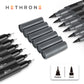 Hethrone Dual Tip Brush Pens Fine Tip Markers for Calligraphy Painting Drawing 6 Count