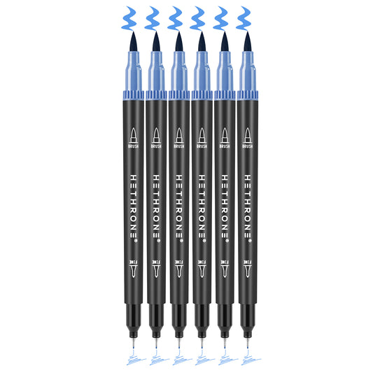 20 Ct Dual Tip Brush and Fine Tip Markers
