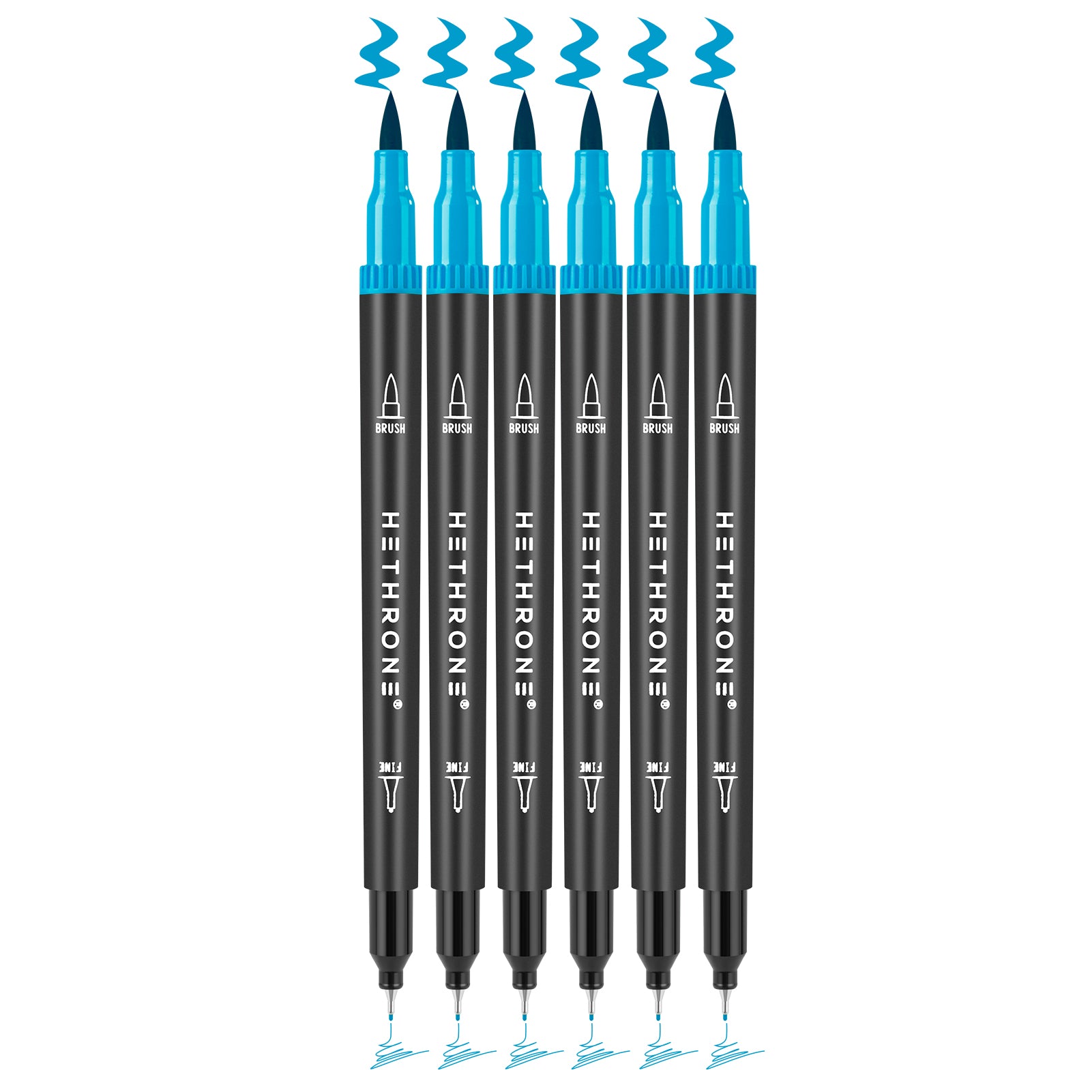 Hethrone 72 Colors Dual Tip Brush Pens – HETHRONE