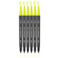 Hethrone Dual Tip Brush Pens Fine Tip Markers for Calligraphy Painting Drawing 6 Count