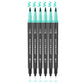 Hethrone Dual Tip Brush Pens Fine Tip Markers for Calligraphy Painting Drawing 6 Count