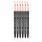Hethrone Dual Tip Brush Pens Fine Tip Markers for Calligraphy Painting Drawing 6 Count