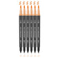 Hethrone Dual Tip Brush Pens Fine Tip Markers for Calligraphy Painting Drawing 6 Count